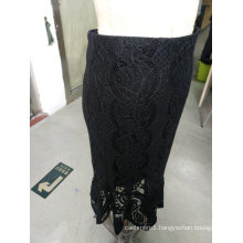 Spring Latest Jacquard Wrap Elegant Ladies Skirt